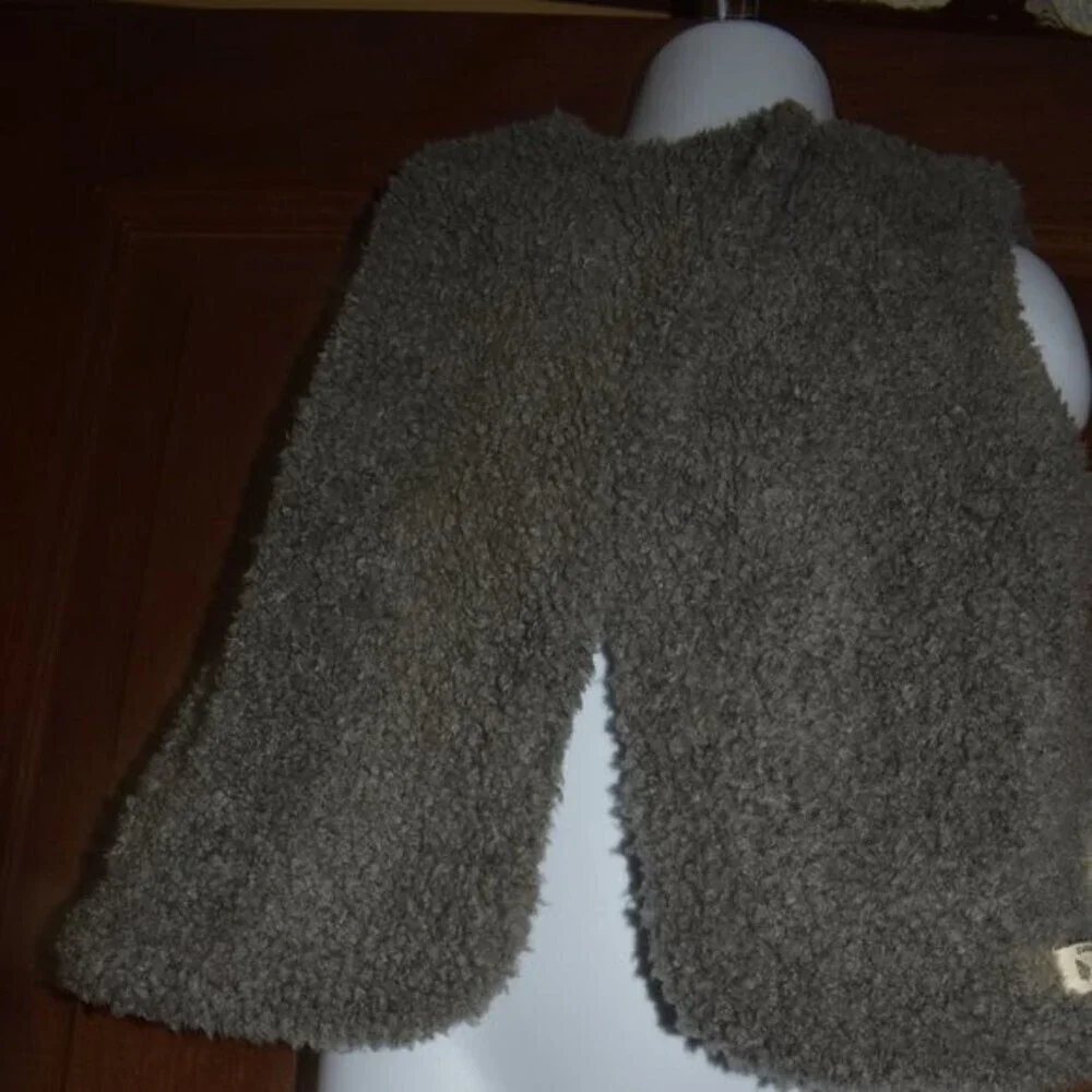 Zara Baby Vest  2-3 Years Gray Fluffy